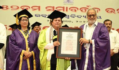 डॉ. अच्युत सामंत को उत्कल विश्वविद्यालय द्वारा डॉक्टरेट की मानद उपाधि से किया गया सम्मानित