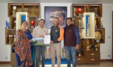 शिखर धवन के डा वन स्पोर्ट्स ने ब्लूमिंग डेल्स इंटरनेशनल स्कूल श्री गंगानगर के साथ किया राजस्थान की पहली विश्व स्तरीय खेल प्रशिक्षण अकादमी का शुभारंभ